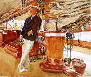 John Singer Sargent On the Deck of the Yacht Constellation china oil painting artist